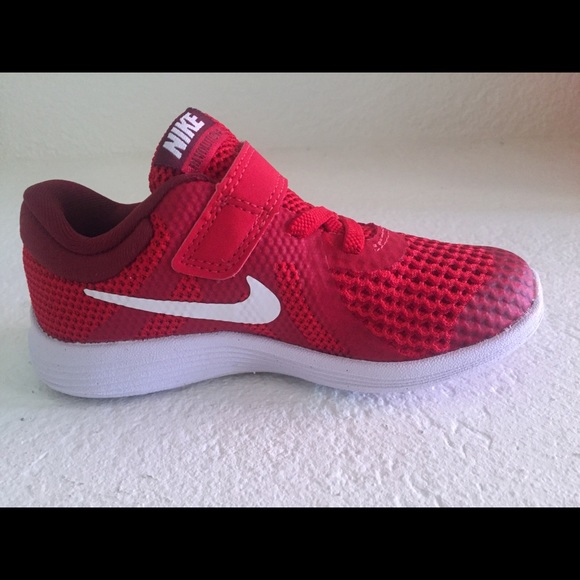 🔥🔥HOST PICK 🔥🔥NEW NIKE REVOLUTION 4 5C SNEAKERS INFANT TODDLER CHILDREN RED - Picture 4 of 8